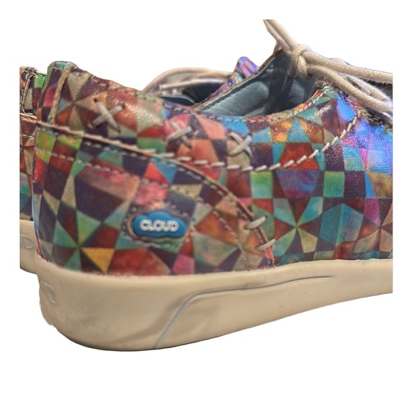 CLOUD FOOTWEAR geometric bright colored sneakers, 38 EU, VGC - Picture 5 of 10